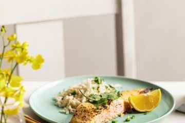 Baked Huon Salmon in Spiced Yoghurt